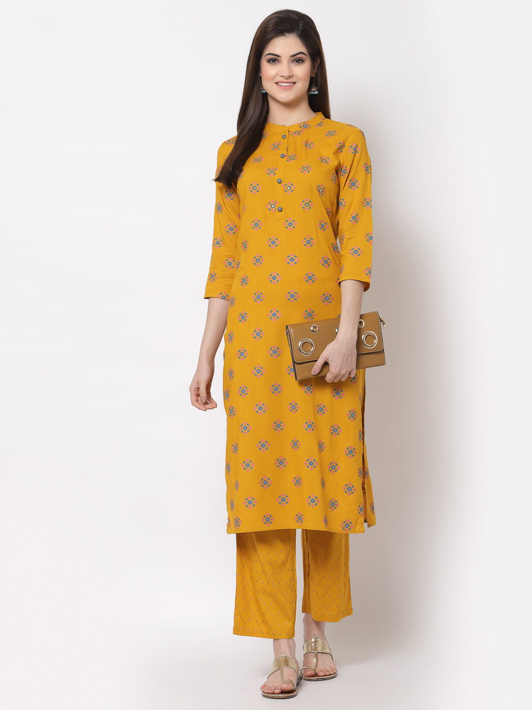 Zayla Printed Straight Kurta Set - Comfort and Style Redefined